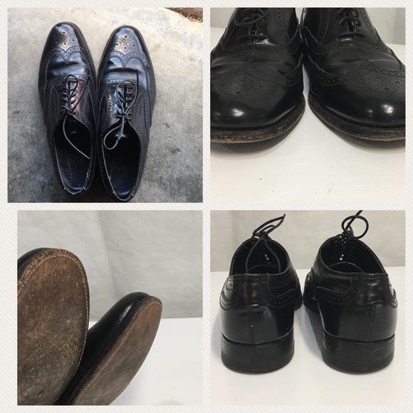 13D Florsheim Imperial derby Wingtips, VGUC - Picture 3 of 6